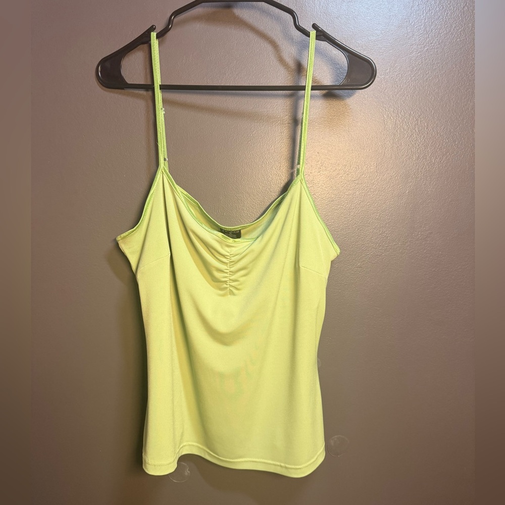 Tribal Lime Green Camisole Top
